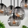 Koyoto Deckenleuchte Glas 15 cm Rauchfarben, 5-flammig