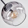 Koyoto Deckenleuchte Glas 15 cm Klar, Rauchfarben, 5-flammig