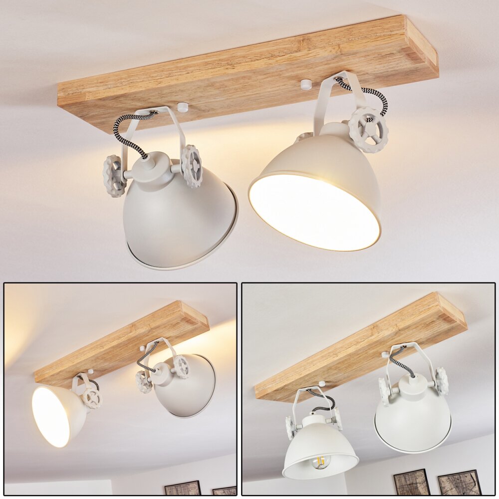 Svanfolk Deckenleuchte Braun, Weiß, 2-flammig main product photo