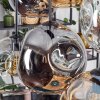 Ripoll Hängeleuchte Glas 25 cm Bernsteinfarben, Klar, Rauchfarben, 6-flammig