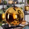 Koyoto Hängeleuchte Glas 20 cm Blau, Gold, Grün, Kupferfarben, 6-flammig