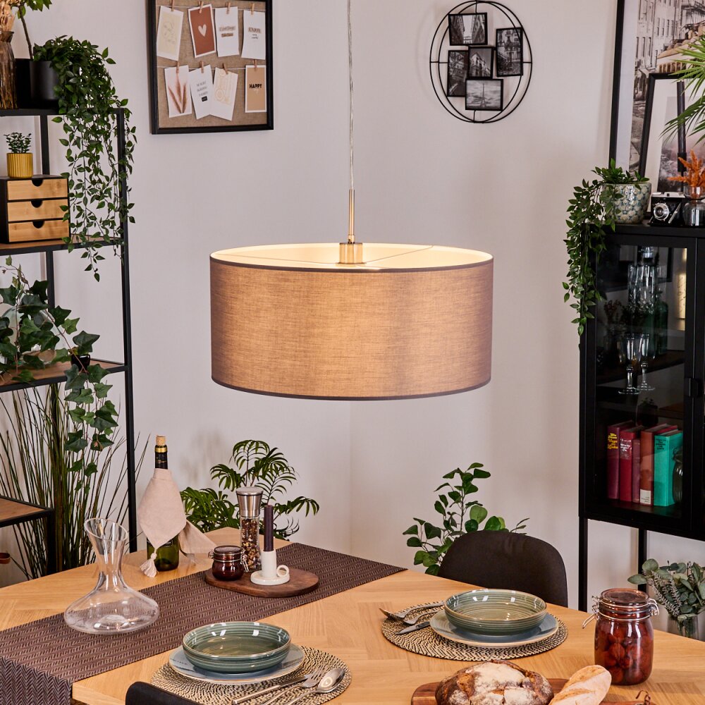 Pilaru Hängeleuchte Chrom, Nickel-Matt, 1-flammig main product photo