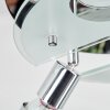 Mirando Deckenleuchte LED Chrom, Silber, Transparent, Klar, 4-flammig