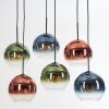 Koyoto Hängeleuchte Glas 25 cm Blau, Grün, Klar, Kupferfarben, 6-flammig
