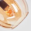 Koyoto Deckenleuchte Glas 15 cm Bernsteinfarben, 6-flammig