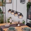 Koyoto Pendelleuchte Glas 15 cm Klar, Rauchfarben, 4-flammig