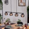 Koyoto Pendelleuchte Glas 15 cm Rauchfarben, 4-flammig