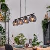 Koyoto Pendelleuchte Glas 15 cm Rauchfarben, 4-flammig