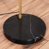 Cavaca Bogenstehlampe 35 cm Messing, Schwarz, 1-flammig