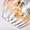 Koyoto Deckenleuchte Glas 15 cm Gold, Schwarz, 10-flammig