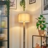Soungou Stehleuchte 38 cm Naturfarben, Schwarz, 1-flammig