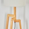 Soungou Stehleuchte 38 cm Naturfarben, Schwarz, 1-flammig