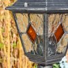 Naofe Wegeleuchte Schwarz, Silber, 1-flammig