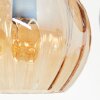 Koyoto Deckenleuchte Glas 15 cm Bernsteinfarben, 8-flammig