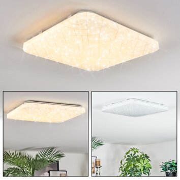 Loden Deckenleuchte LED Weiß, 1-flammig