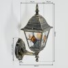 Naofe Außenwandleuchte Braun, Gold, 1-flammig