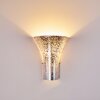 Nerola Wandleuchte Silber, 1-flammig