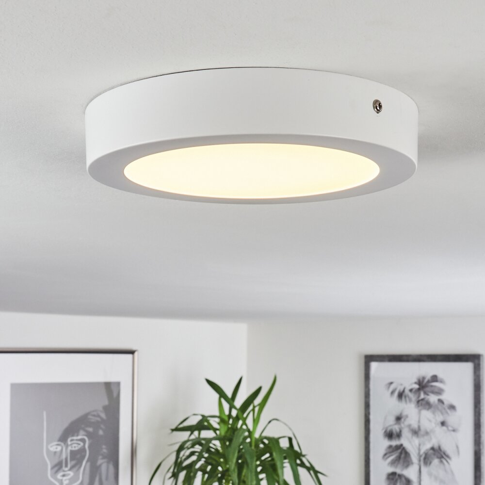 Finsrud Deckenleuchte LED Weiß, 1-flammig main product photo
