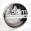 Liared Deckenleuchte Nickel-Matt, 1-flammig