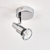 Morges Deckenleuchte LED Chrom, 1-flammig