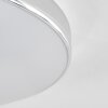 Morges Deckenleuchte LED Chrom, Weiß, 1-flammig