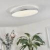 Morges Deckenleuchte LED Chrom, Weiß, 1-flammig