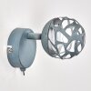 Covane Wandleuchte LED Grau, 1-flammig