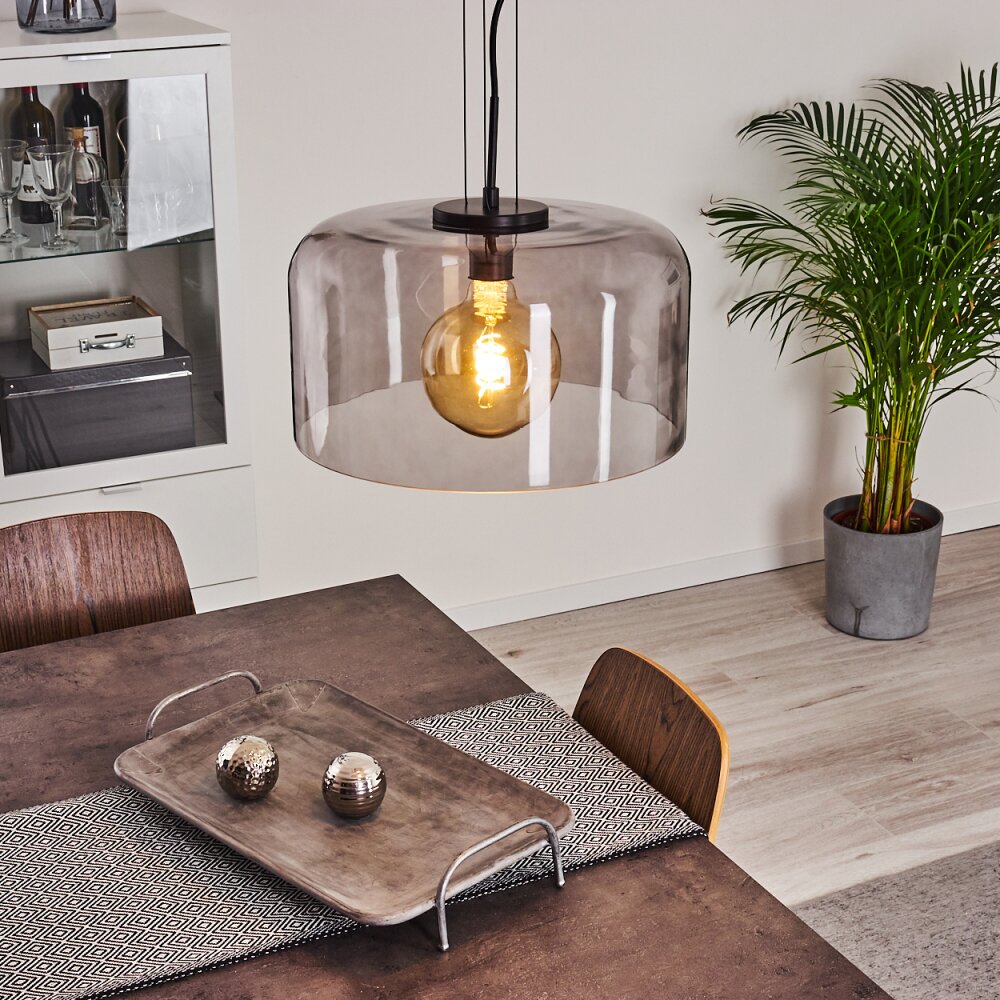Tembotalo Hängeleuchte Schwarz, 1-flammig main product photo