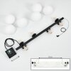 Rascoupet Pendelleuchte Schwarz, 6-flammig