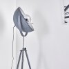 Bagdad Stehleuchte Blau, Chrom, Grau, 1-flammig
