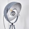 Bagdad Stehleuchte Blau, Chrom, Grau, 1-flammig