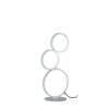 Trio Leuchten Rondo Tischleuchte LED Silber, 1-flammig