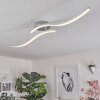 Mohlin Deckenleuchte LED Nickel, Weiß, 2-flammig