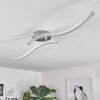 Mohlin Deckenleuchte LED Nickel, Weiß, 2-flammig