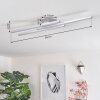 Mohlin Deckenleuchte LED Nickel-Matt, 3-flammig