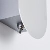 Adel Wandspot LED Chrom, 1-flammig