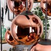 Gastor Hängeleuchte Glas 20 cm, 25 cm, 30 cm Kupferfarben, 6-flammig