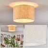 Bassagoda Deckenleuchte 35 cm beige, Weiß, 1-flammig