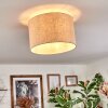 Bassagoda Deckenleuchte 35 cm beige, Weiß, 1-flammig