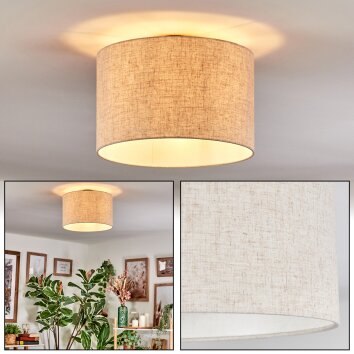 Bassagoda Deckenleuchte 35 cm beige, Weiß, 1-flammig Bassagoda Deckenleuchte 35 cm beige, Weiß, 1-flammig