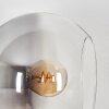 Koyoto Wandleuchte Glas 15 cm Bernsteinfarben, Klar, Rauchfarben, 3-flammig