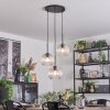 Koyoto Hängeleuchte Glas 20 cm Klar, 3-flammig