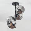 Ripoll Deckenleuchte Glas 15 cm Rauchfarben, 4-flammig