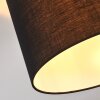 Bassagoda Deckenleuchte 35 cm Schwarz, Weiß, 1-flammig