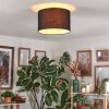 Bassagoda Deckenleuchte 35 cm Schwarz, Weiß, 1-flammig