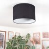 Bassagoda Deckenleuchte 35 cm Schwarz, Weiß, 1-flammig