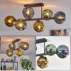 Ripoll Deckenleuchte Glas 15 cm Blau, Gold, Grün, 6-flammig