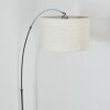 Bassagoda Stehleuchte 35 cm Chrom, Schwarz, 1-flammig