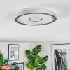 Simonstorp Deckenleuchte LED Silber, Weiß, 1-flammig