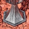 Lignac Sockelleuchte Schwarz, Silber, 1-flammig